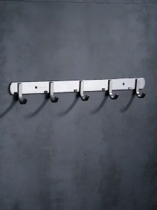 [SG Stock ]SUS 304 Stainless Steel Creative Invisible Folding Hook Bathroom kitchen Row hook living Room Closet Hook