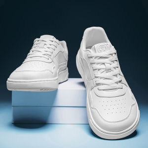 Dsinwin | Wide Fit Mens Leather Sneakers