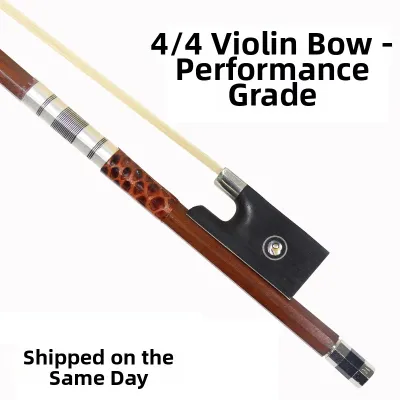 Professional Performance Level Violin Bow Genuine Horse Tail Accessories for Cello And Violin 1/2/4/4 Universal Application