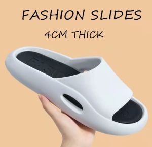 Ms.Clean  YEEZYs Summer  Slides 4CM Thick Comfort Light Slippers #ZZ135 (Standard Size)