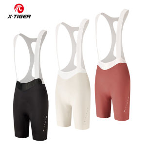 X-TIGER Womens Cycling Shorts 120 High Density Padded Professional Cycling Bib Pants Breathable MTB Road 8 Hours BicycleTights