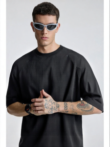 BODYDREAM | Bamboo Linen T-Shirt for Men Sports Loose Short Sleeve Reflective Logo