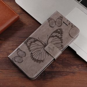 Leather Wallet Flip Case for Motorola Moto Edge 60 70 X70 Air G86 G56 G06 G67 Pro Fusion Power | Butterfly Embossed Design