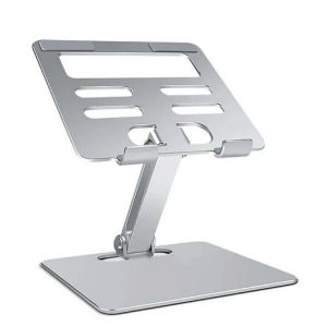 Giá đỡ máy tính bảng iPad Macbook nhôm nguyên khối cao cấp thiết kế công thái học đế tản nhiệt chống trượt chắc chắn