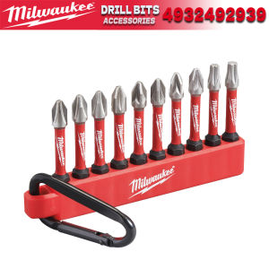 Milwaukee | Milwaukee 4932492939 Shock Wave Impact Screwdriver Head Lock Set 10 Piece Set Screwdriver Bit
