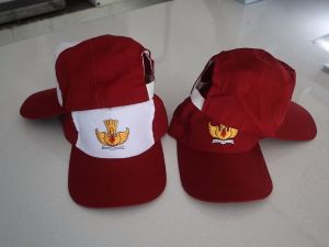 Topi Sekolah Anak SD Warna Merah dan Merah Putih