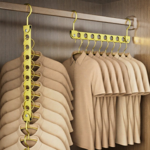 Light Luxury Foldable Thickened Clothing Rack