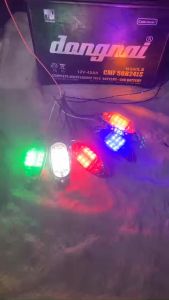 COMBO 10 bóng đèn led sườn xe tải ô tô 6568 6 mắt led siêu sáng siêu đẹp. Điện 12v và 24v dùng chung