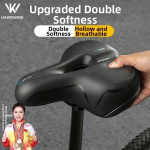 Pain Relief Soft Thickened Shock Absorption Bicycle Saddle