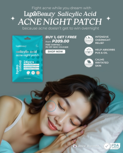 Luxe Beauty BUY 1 GET 1 Salicylic Acid Acne Night Hydrocolloid Patch 24pcs