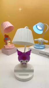 โคมไฟตั้งโต๊ะน่ารัก 4in1 โคมไฟตั้งโต๊ะLEDโคมไฟอ่านหนังสือ ชาร์จแบต แถมสายชาร์จ โคมไฟตั้งทำงาน Y533