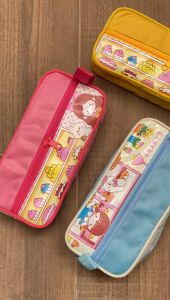 Tempat Pensil Kotak Pensil FANCY Motif KARTUN CEWEK KEPANG Momo Girl HD 210 Resleting Kantong Depan