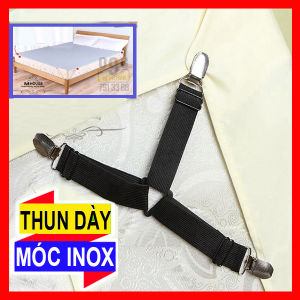Combo 4 Kẹp Inox Cố Định Chăn Ga Giường Phụ Kiện Giường Ngủ
