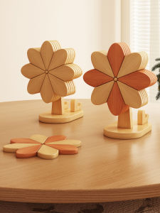 Thảm Cốc Máy Gió Gấp Chống Bỏng Cao Nhiệt Độ Chống Bỏng Bàn Ăn Đĩa Đựng Thức Ăn Bằng Tre Kiểu Nhật Không Đều