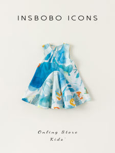 Princess Style Summer Dress Childrens Skirt Little Girl Fashionable Cotton 100% Korean Style Kids Clothing Princess Dress