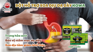 BỘT HỖ TRỢ XOA DỊU ĐAU DẠ DÀY KOWA (HỘP 12 GÓI) - HÀNG NỘI ĐỊA NHẬT