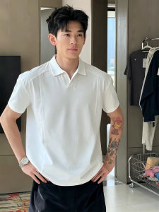 LIUBU | Cool Feel V-Neck Quick Dry Mens Polo Shirt