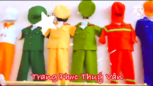 [10-33kg] Quần Áo Hải Quân Bộ Đội Cho Bé Mầm Non. Trang Phục  Hóa Trang Trẻ Em