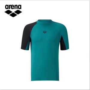 Arena Mens Swimming Suit Knee-Length Short Sleeve Long Sleeve Sun Protection High Elastic Comfortable Surfing Costume