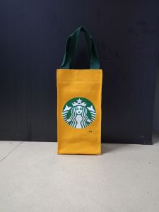 Beg Tangan Botol Kanvas Storan Besar Kualiti Tinggi Tuisyen Perjalanan Beg Tangan Bekerja Canvas Bottle Handbag Large Storage Hight Quality Tuition Travel Working Hand Carry Bag