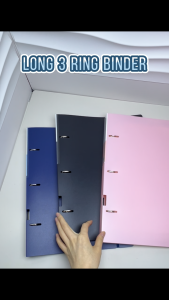 Long Ring Binder Folder File Organizer Binder Document Paper Organizer Arch File Folder Office School Supplies