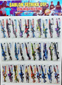 stiker hologram stiker sablon free fire terbaru