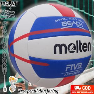 Bola voli bola size5 bola volley BEACH official size & weight bola jahitan mesin modern FIVB