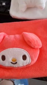 KOTAK PENSIL SANRIO BULU HALUS PENUTUP RESLETING/ KUROMI/MELODY MYMELODY /CINAMOROLL/ BISA DOMPET HP