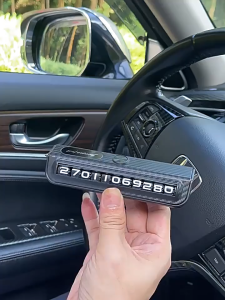 Thẻ Đỗ Xe Simple Cao Cấp Kiếm Búa Phá Kính Khẩn Cấp Ô Tô Bảng Đỗ Xe Ô Tô 2 In 1 Dãy Số Lăn Tích Hợp Búa Khẩn Cấp