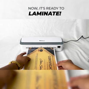 Officom SL388 Laminating Machine 6in1 A4 Hot & Cold with 3 Cutting Head - Multifunction Laminator for Documents and Photo