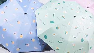 ESA Payung Lipat Motif Buah Anti Sinar UV Protection Payung Lipat Motif Buah