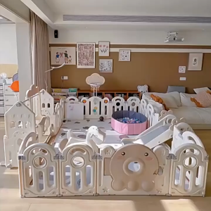 รั้วความปลอดภัยของคอกเด็กเล่น Indoor Baby Play รั้วป้องกันสนามเด็กเล่น คอกกั้นเด็ก คอกเด็ก พร้อมส่งจากไทย พับเก็บได้ ปรับรูปทรงได้ ประกอบง่าย
