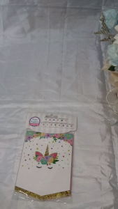 Banner Ulang Tahun Unicorn / Bunting Flag Unicorn / Banner Happy BIrthday Karakter