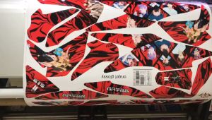 Decal Sticker - Stiker Dekal BEAT 2023 MOTIF BTS WARNA MERAH