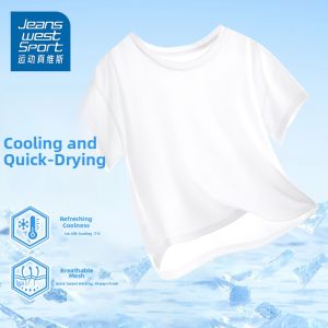 JEANSWEST SPORT | Ice Silk Quick-Dry Short Sleeve T-Shirt