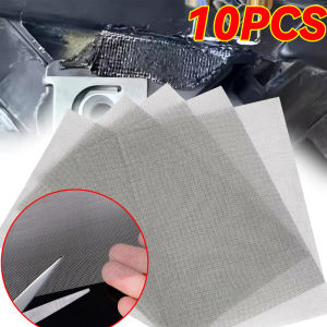10PCS Stainless Steel Metal Welded Mesh Car Bumper Repair Tool 15*20cm Plastic Crack Repair Mesh Auto Body Repair Accessories