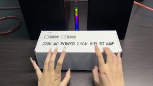 Aideepen | Audio Amplification Board D900 Channel 2.1 HIFI Bluetooth 5.0 50W+50W+100W Digital Media Power Amplification Board