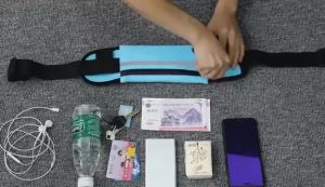 New Running Bag Cycling Bag Waist Bag Belt Bag Waterproof Sports Fanny Pack Mobile Phone Case Gym Running Jogging Run Pouch