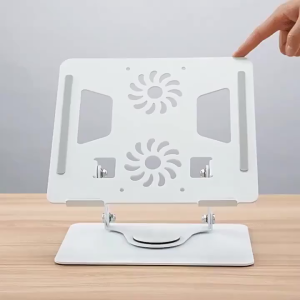 Laptop Stand 360° Rotatable Bisa Dilipat Portable Laptop Stand Dudukan Notebook Meja Aluminium