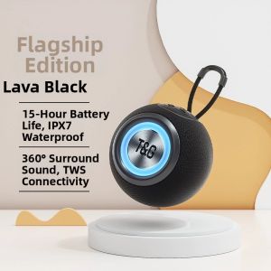 Portable Outdoor Bluetooth Speaker High Quality Sound Super Bass Mini Wireless Music Box Largosia TG337 Single Driver Neodymium
