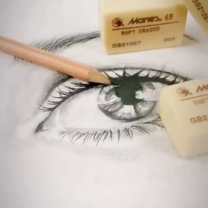 Cục tẩy Maries 4B 200A không để lại vết phác thảo cục tẩy vẽ chuyên nghiệp không có mảnh vụn dành cho hoạ sĩ  5.0  14 đánh giá