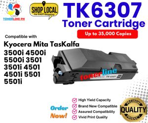 TK6307 Toner Cartridge Compatible with Kyocera Taskalfa 3500i 4500i 5500i 3501 3501i 4501 4501i 5501
