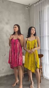 Daster Bali Lobek Pendek - Homedress Lekton Tali Kecil