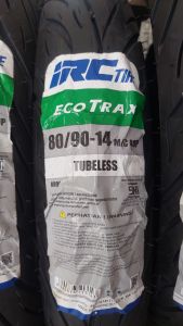 Ban motor tubeless depan belakang IRC ECOTRAX NR96 80/90-14 - 90/90-14