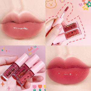 cadia🔥 Glazur Cermin Cermin Air Lip Glaze Pelembab Jelly Lip Gloss Memodifikasi Warna Kulit