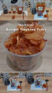 Snack Time Keripik Singkong Kriwil Pedas 50 Gram