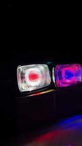 Lampu depan honda win win100 set lampu biled projie tahun tua lama old GLK GL100 kotak Biled Win Murah