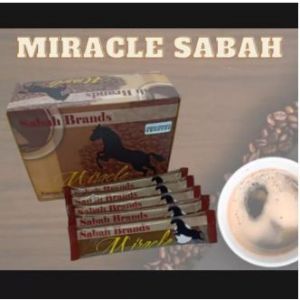 SABAH MIRACLE COFFEE FOR MEN AND WOMEN PAMPATAGAL PAMPATIGAS PAMPAGANA 1BOX 20SACHETS