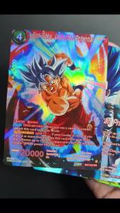 Bandai | DIY Proxy Dragon Ball Super Masters English Frieza Son Goku Vegeta SS4 SSB Android 18 Broly History of Z BT27 Game Card Toy