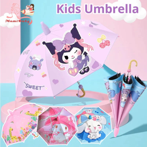 Sanrio Kindergarten Childrens Umbrella Sunscreen Umbrella Sunny Day Rainy Day Universal Kuromi